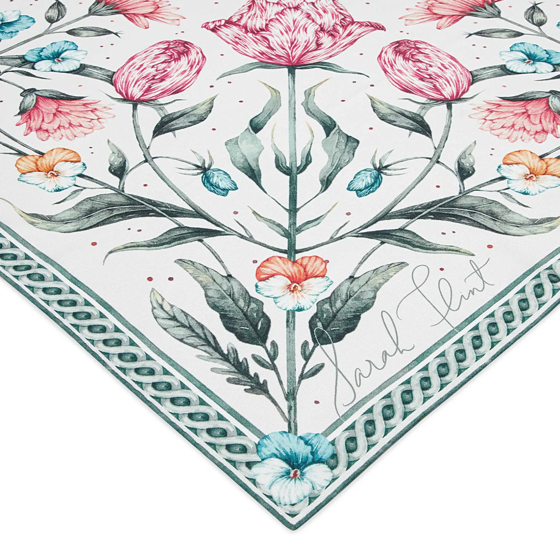 Belts & Scarves-Sarah Flint Blooming Petal Scarf 90