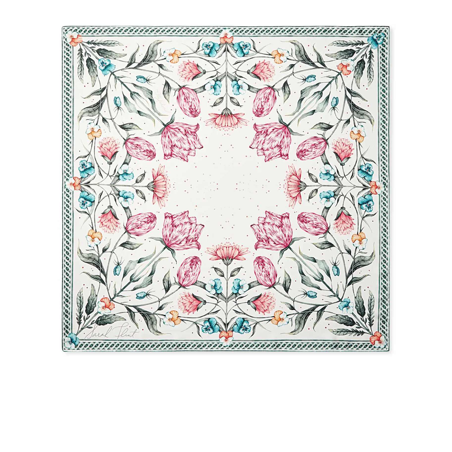 Belts & Scarves-Sarah Flint Blooming Petal Scarf 90