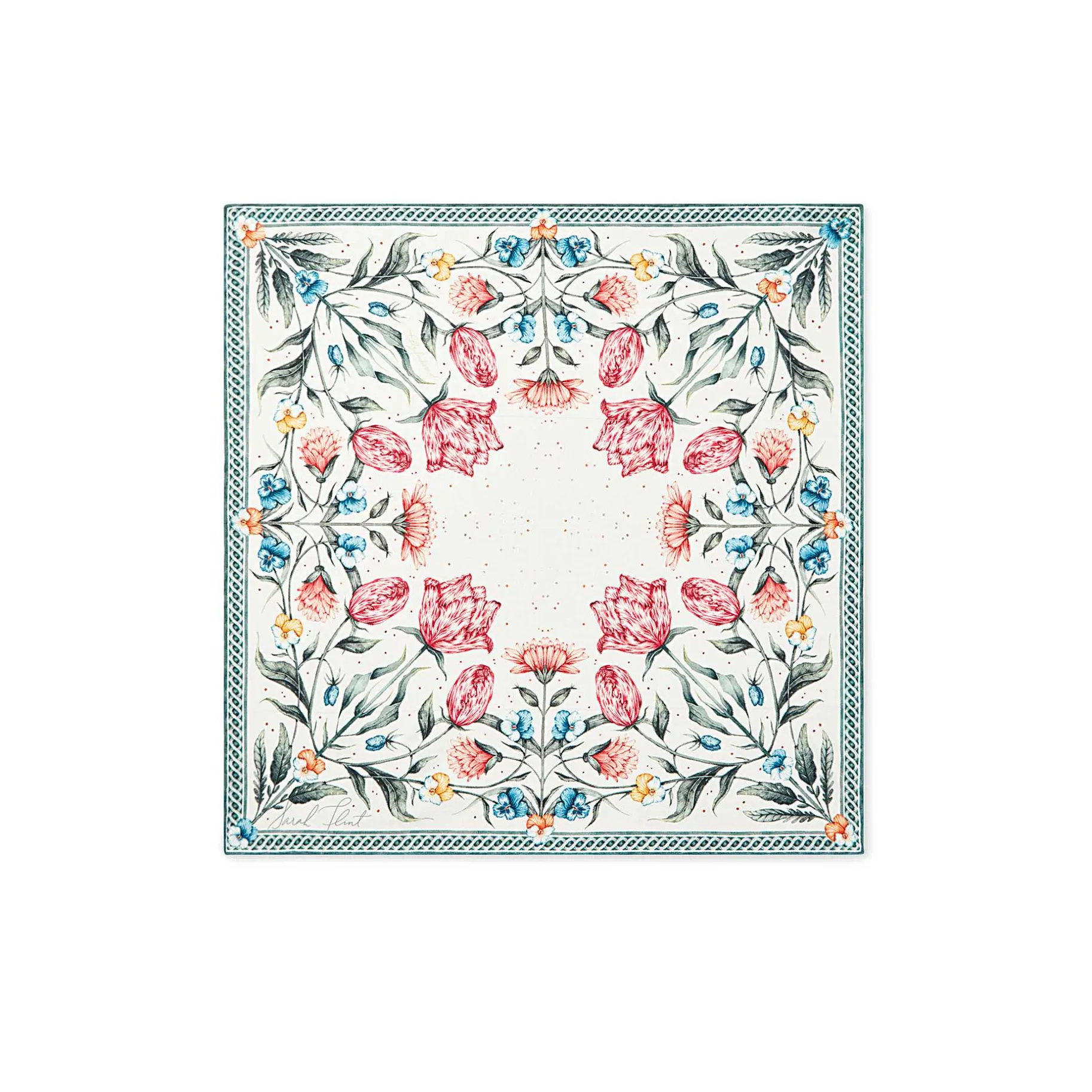 Belts & Scarves-Sarah Flint Blooming Petal Scarf 45