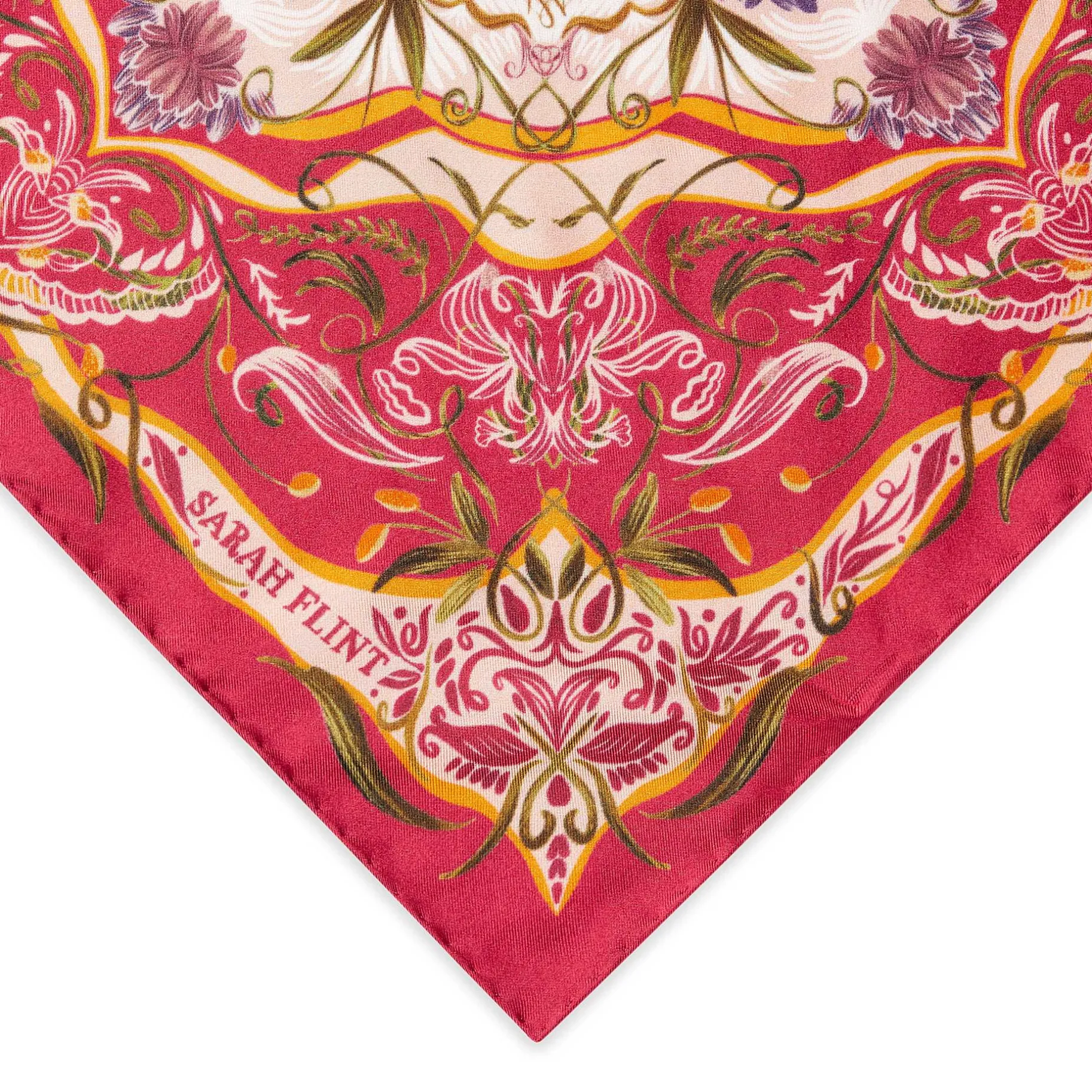 Belts & Scarves-Sarah Flint Chateaux Garden Scarf 45