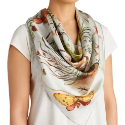 Belts & Scarves-Sarah Flint Folklore Forest Scarf 90
