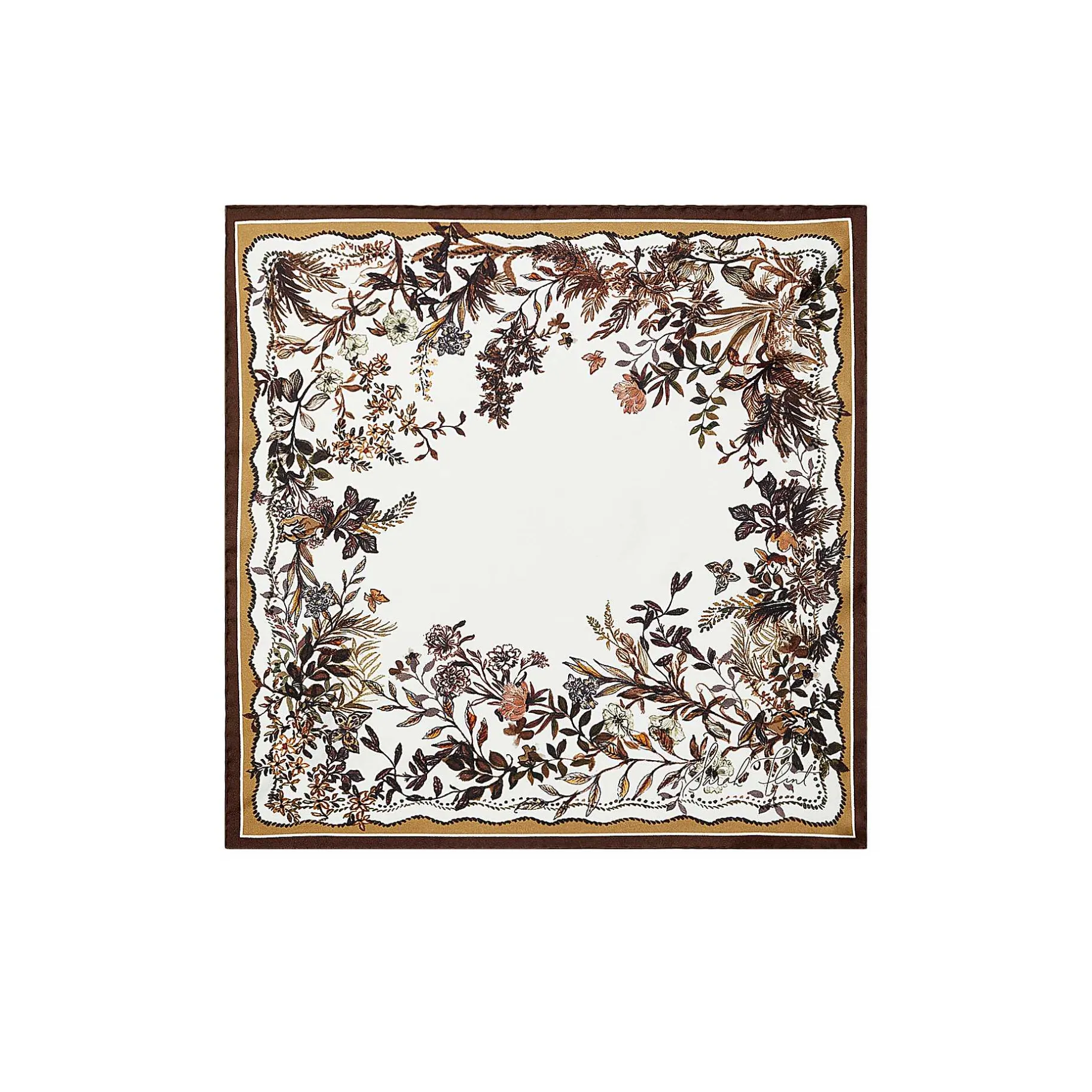 Belts & Scarves-Sarah Flint Hidden Garden Scarf 45
