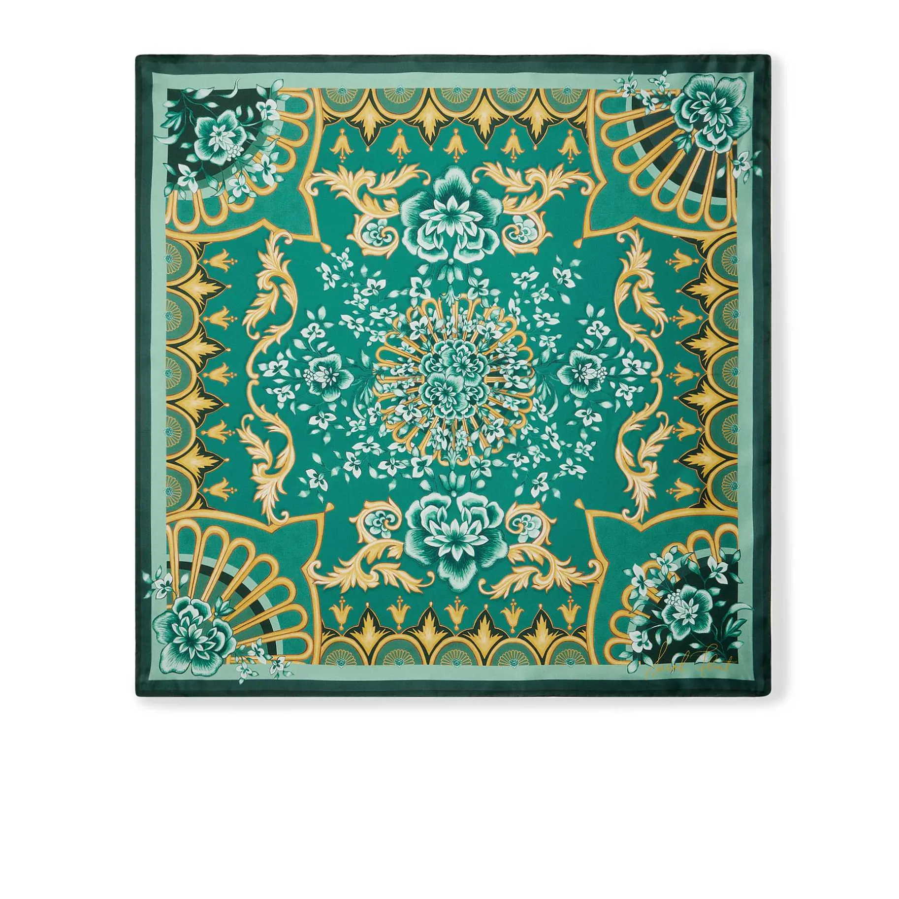 Belts & Scarves-Sarah Flint Hofburg Tea Scarf 90