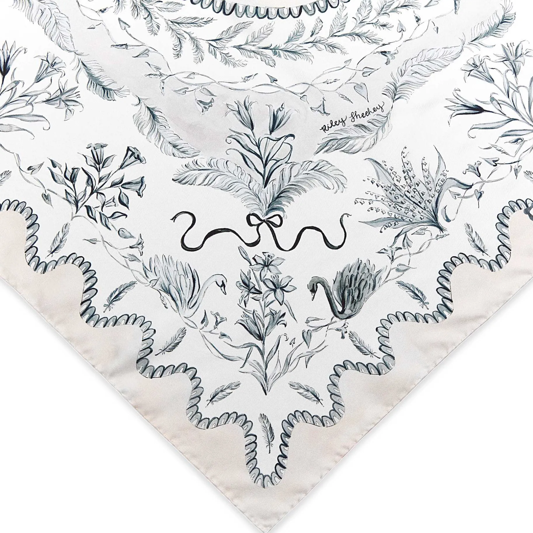 Belts & Scarves-Sarah Flint Odette Scarf 90