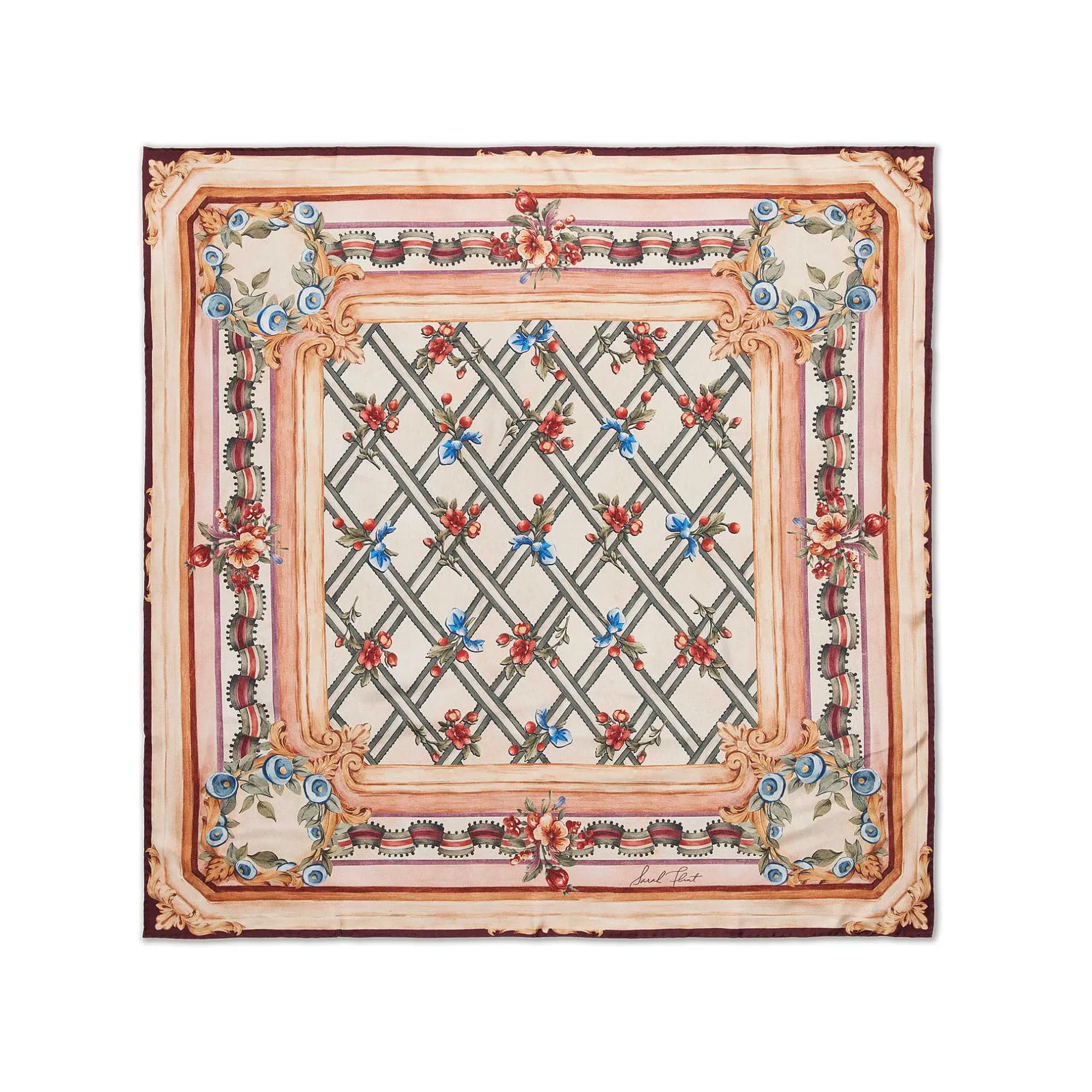 Belts & Scarves-Sarah Flint Pied-A-Terre Scarf 90