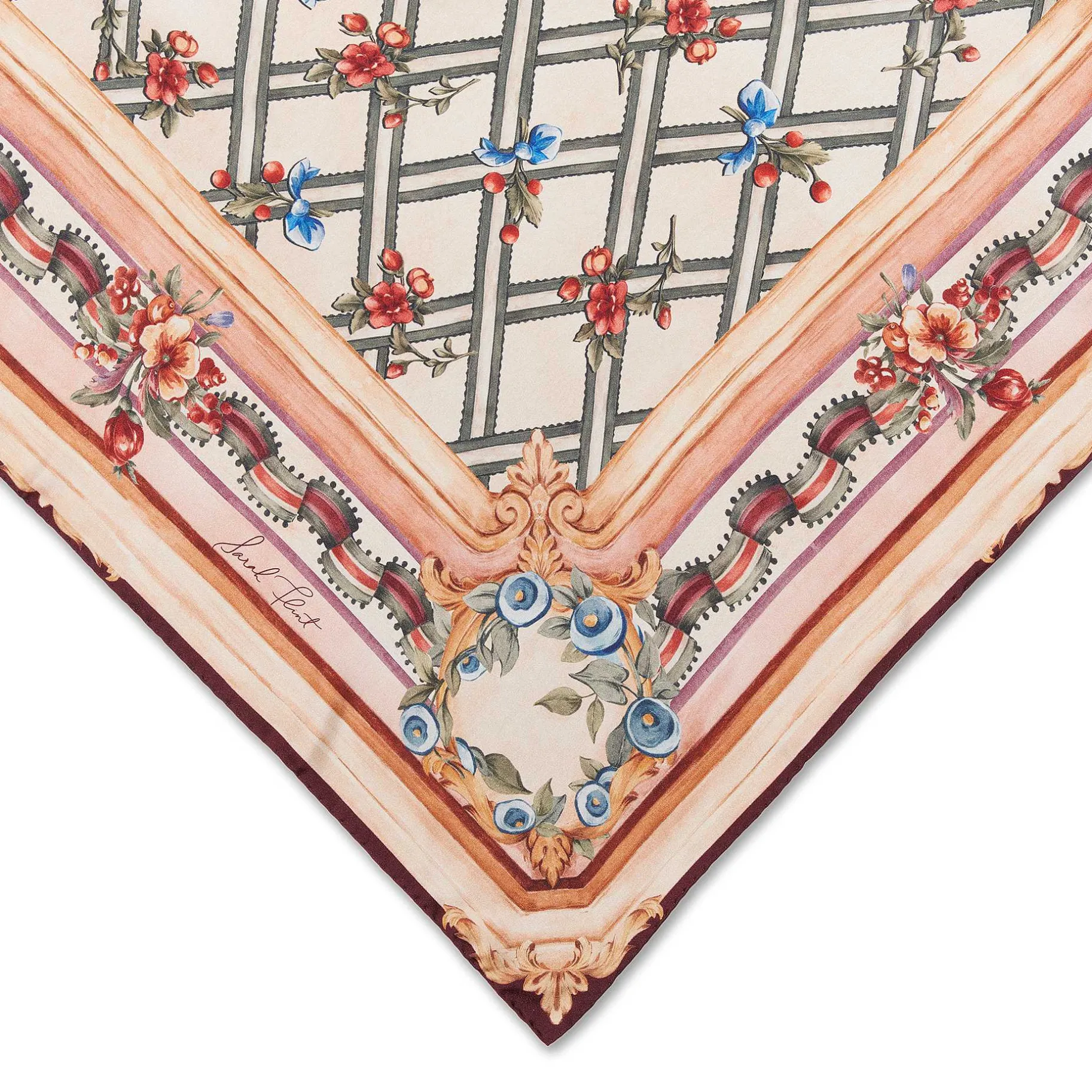 Belts & Scarves-Sarah Flint Pied-A-Terre Scarf 90