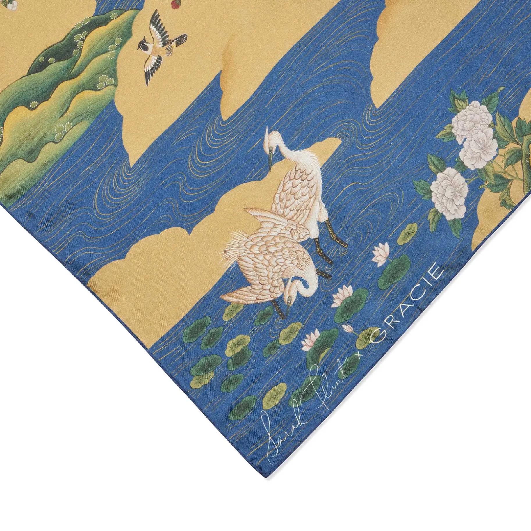 Belts & Scarves-Sarah Flint X Gracie Kano Garden Scarf 90